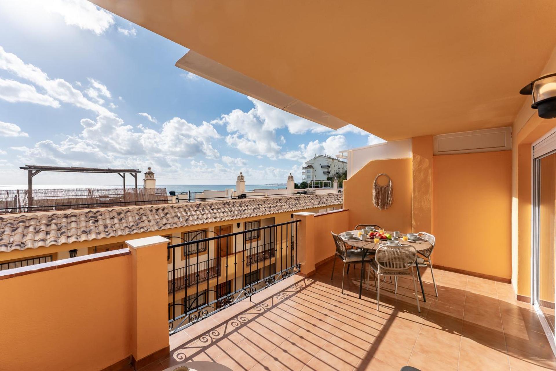 Horizon Del Mar, 2Bd Terrace, Sea View & Pool & Parking Appartement Benalmádena Buitenkant foto