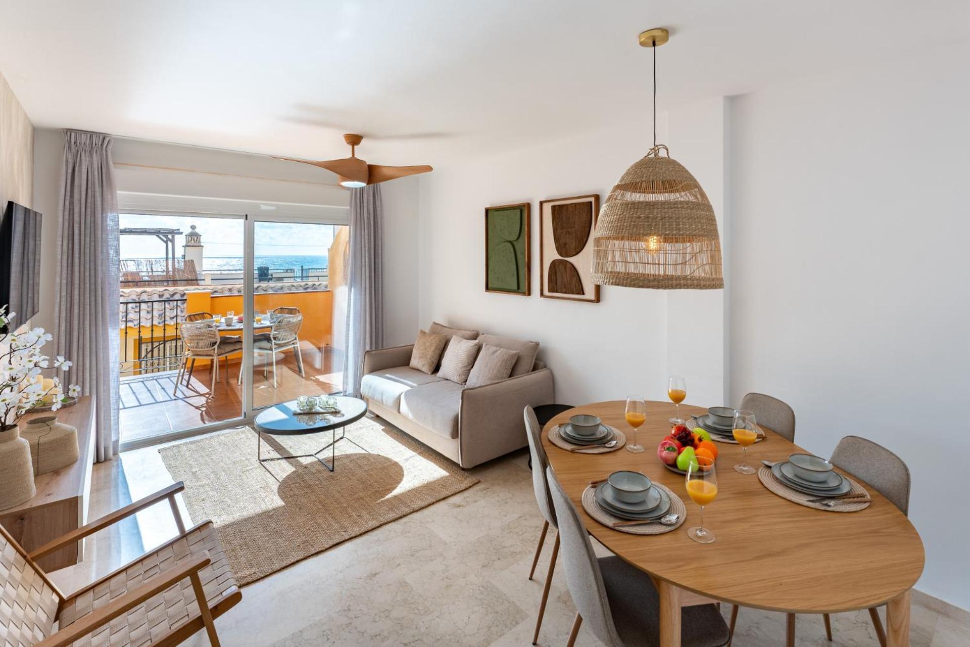 Horizon Del Mar, 2Bd Terrace, Sea View & Pool & Parking Appartement Benalmádena Buitenkant foto