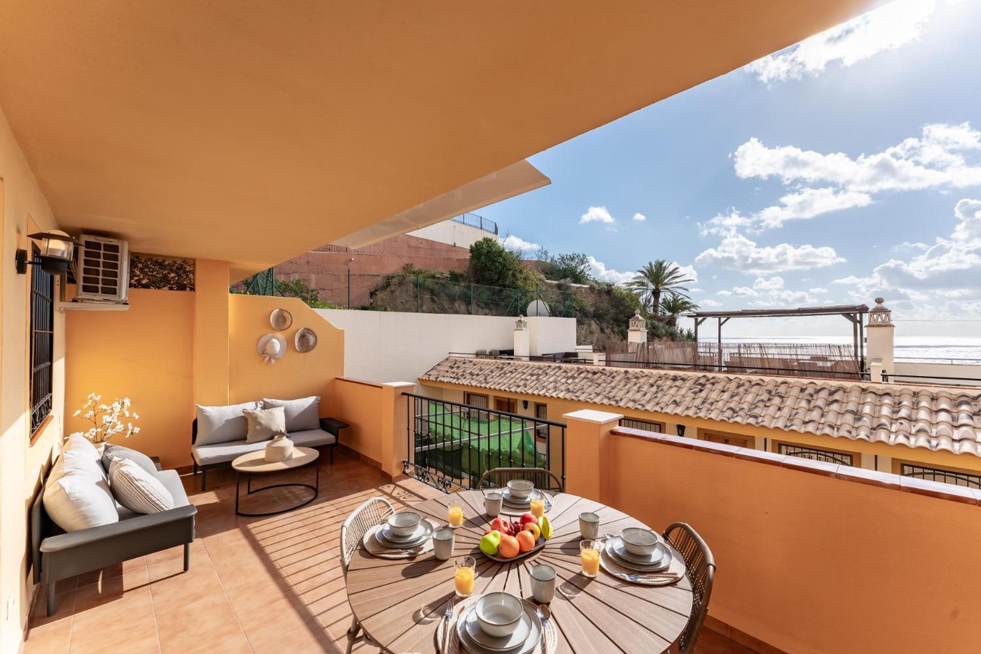 Horizon Del Mar, 2Bd Terrace, Sea View & Pool & Parking Appartement Benalmádena Buitenkant foto